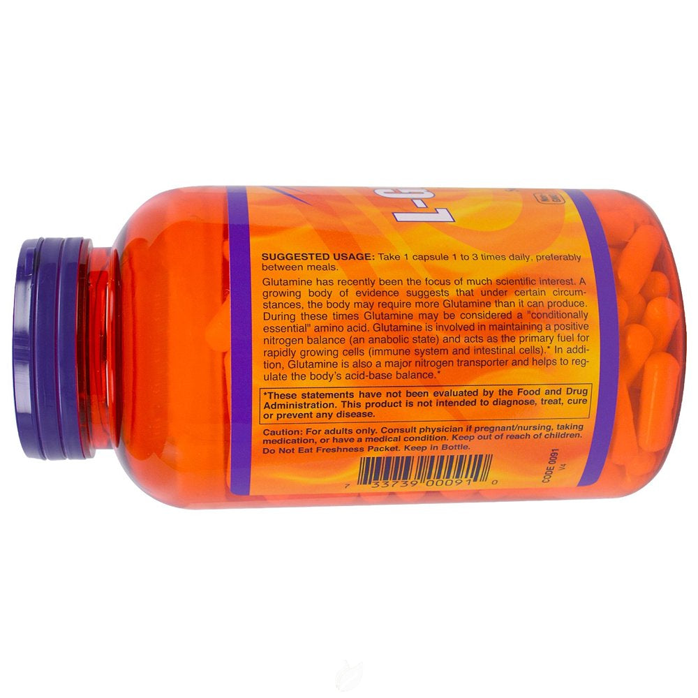 NOW Sports L-Glutamine 1000Mg 240 Vcaps