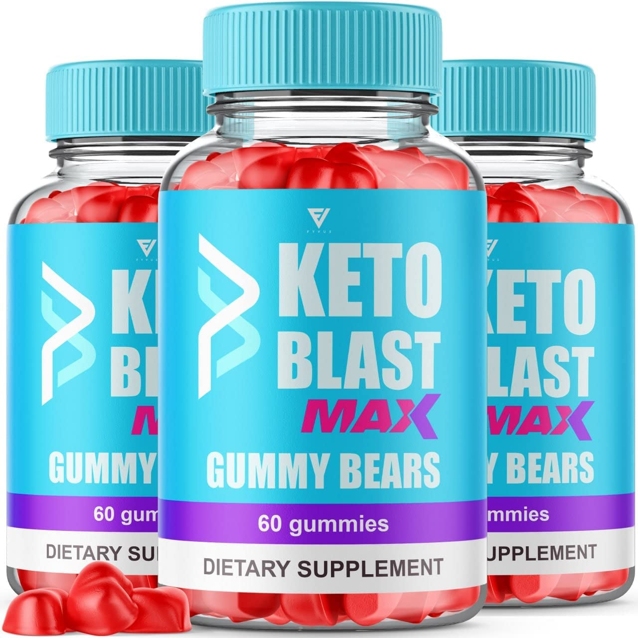 (3 Pack) Keto Blast Gummies Weight Loss Advanced Ketoblast AVC Gummy Bears, Keto Blast ACV Apple Cider Vinegar Gummies Belly Fat Burners Women Supplements Diet (180 Gummies)