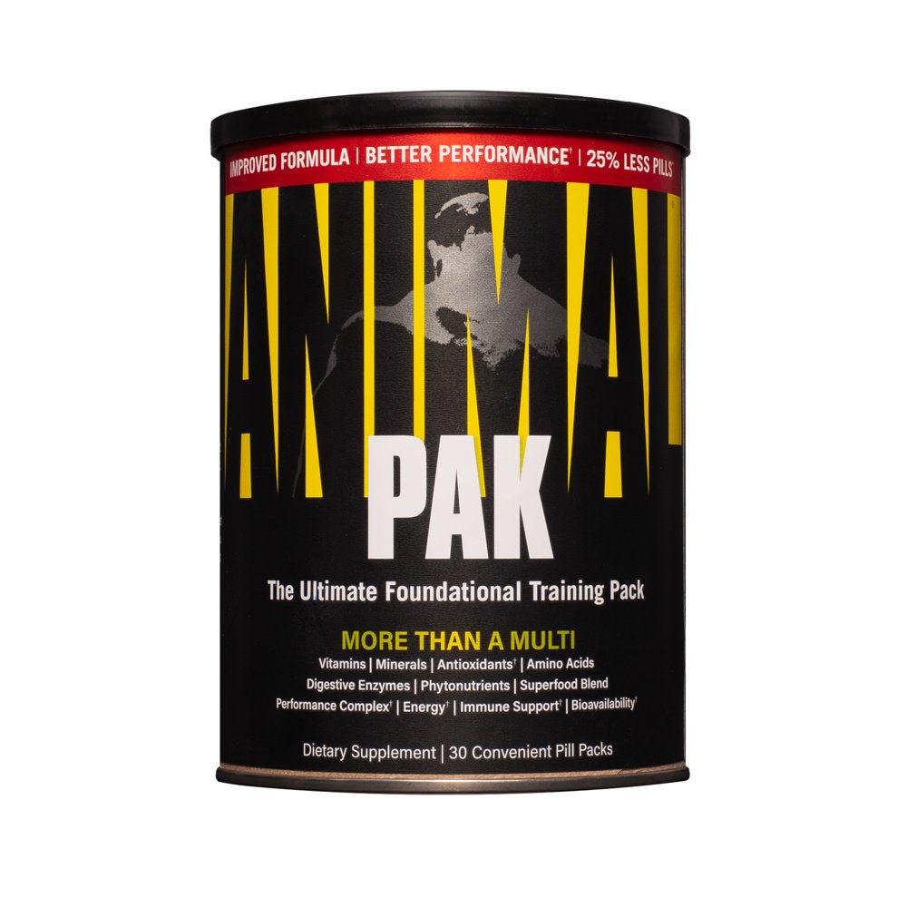 Universal Nutrition Animal Pak Dietary Supplement - 30 Packs