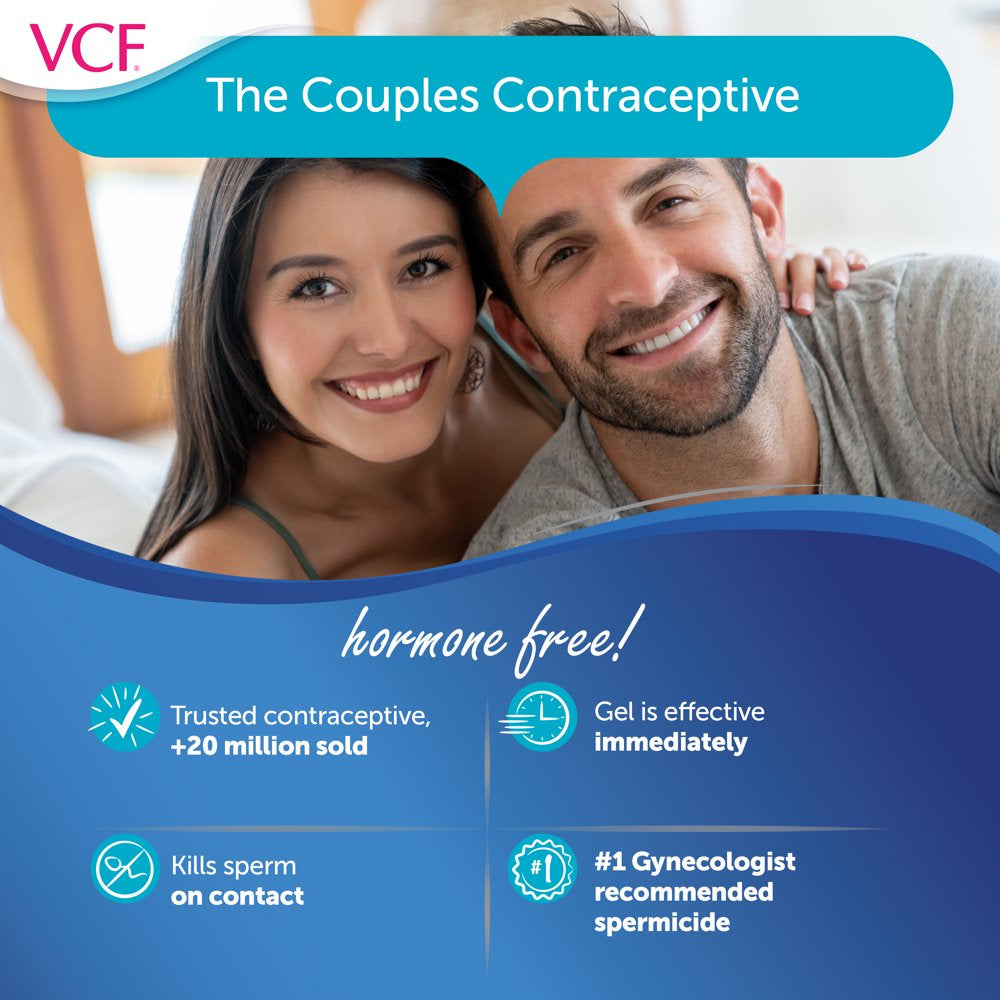 VCF Vaginal Contraceptive Pre-Filled Gel Applicators - 10 Ct