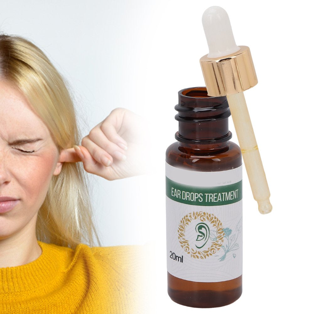 Tinnitus Treatment Drops, Relieve Tinnitus Improve Hearing Loss Ear Ringing Drops Safe Ingredients for Headache for Daily Use