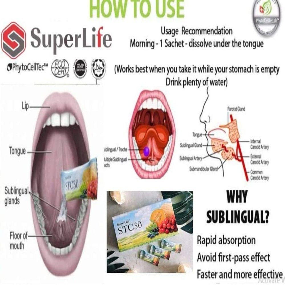 (4Packs60 Sact) ($90Per 1)Superlife Stc30 No1 Immunity Booster This Season!Stem Cell Supplement- IT Works! Superlife Stc30Effective on Several Condition in the Body (1Pk Is 15Sact)