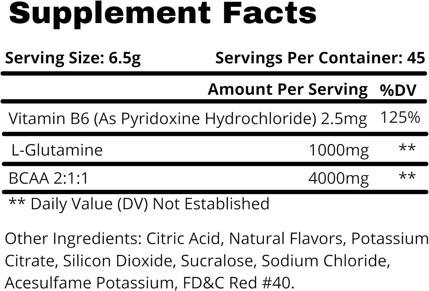 BCAA Shock Fruit Punch, 292 Grams, 10.3 Oz, Gluten Free, All Natural, Zero Added Sugar, Corn Free, FDA, GMP Certified