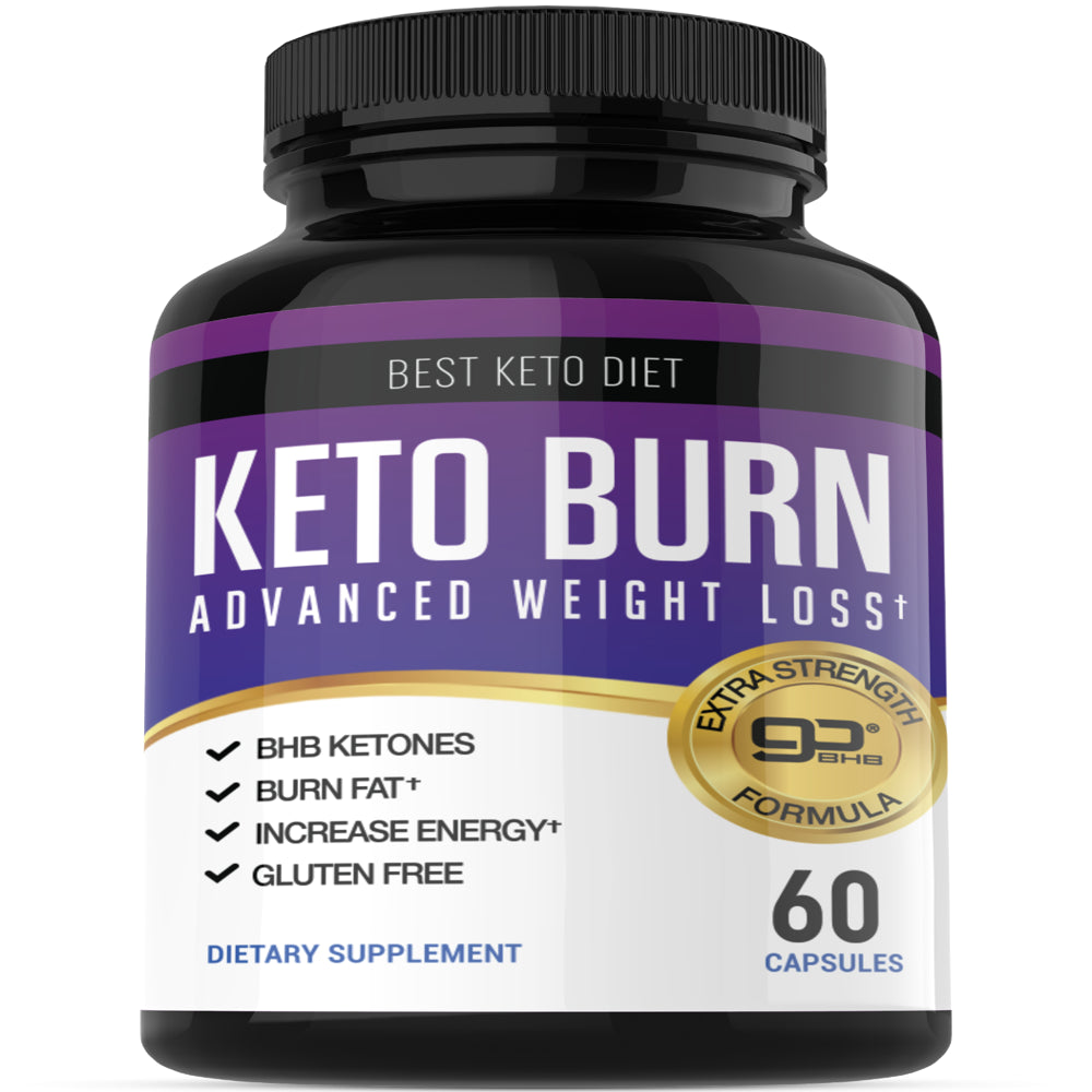 Keto Diet Pills - Weight Loss Fat Burner Supplement for Women & Men 60 Capsules