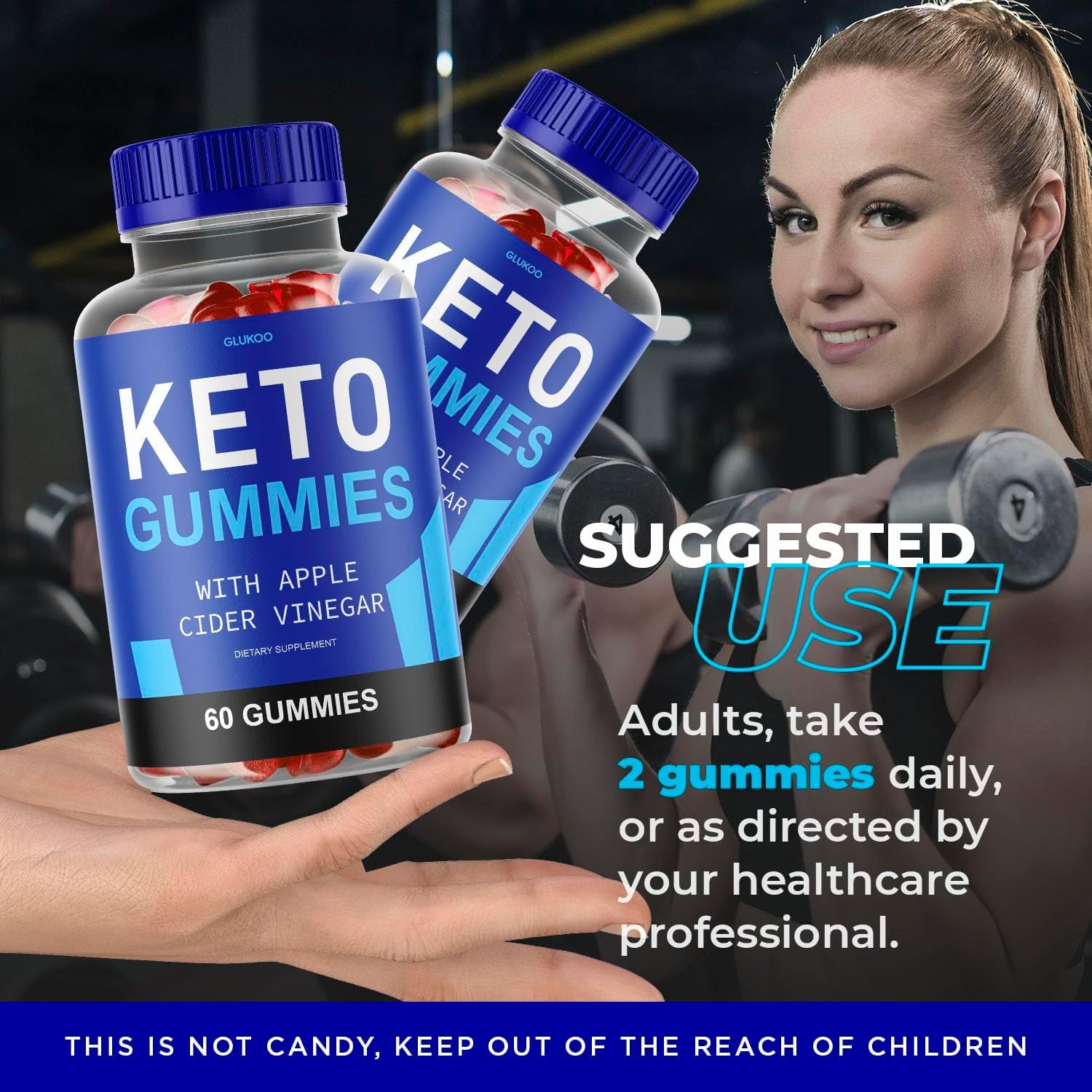 (3 Pack) Kickin Keto ACV Gummies, Kickinketo ACV Gummies Advanced Weight Loss, Kickinketo, Kickin Gummies, Kickin, Kickingummies, Kicking Keto, Tank, K3, for 90 Days