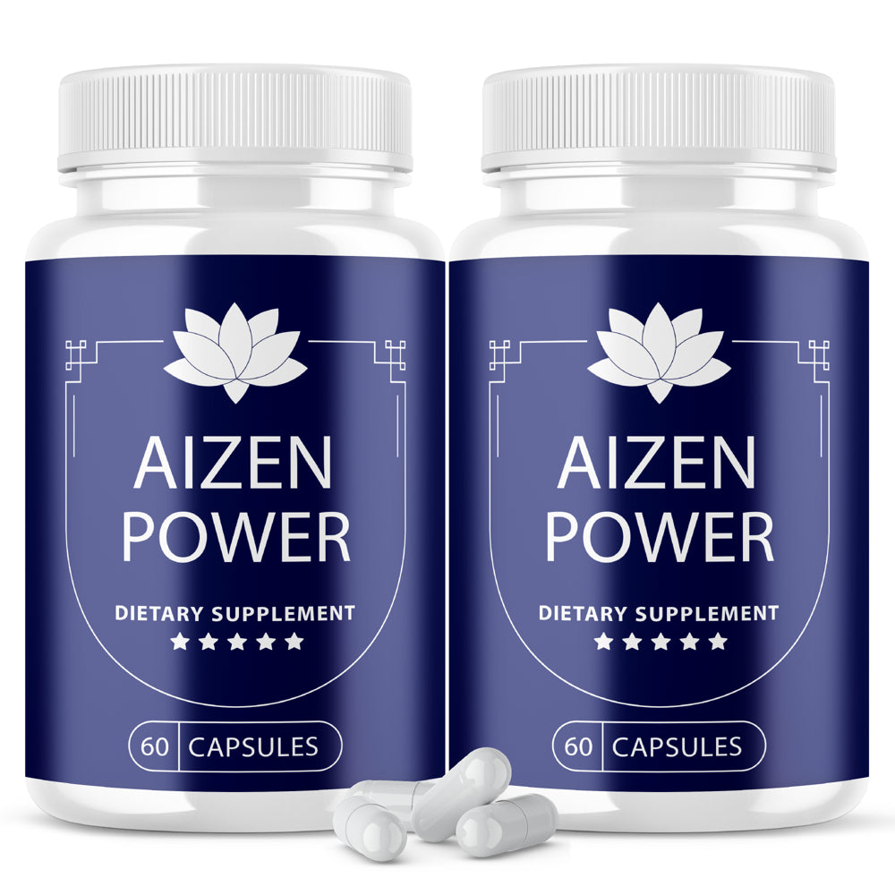 (2 Pack) Aizen Power for Men, 24 Hour Pills plus Enhancment Supplement Performance Support Advanced Formula (120 Capsules)