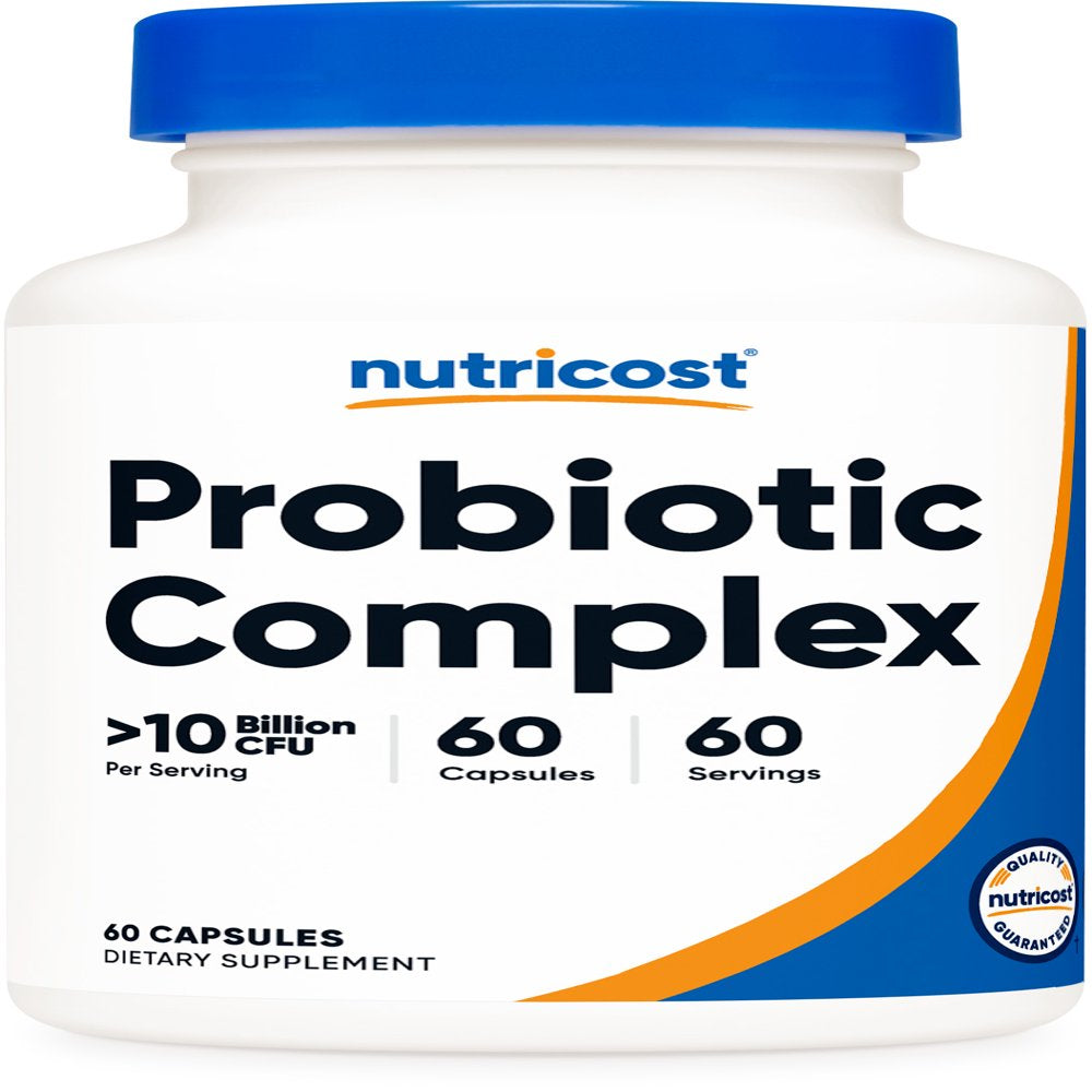 Nutricost Probiotic Complex (10 Billion CFU) 60 Capsules - Supplement