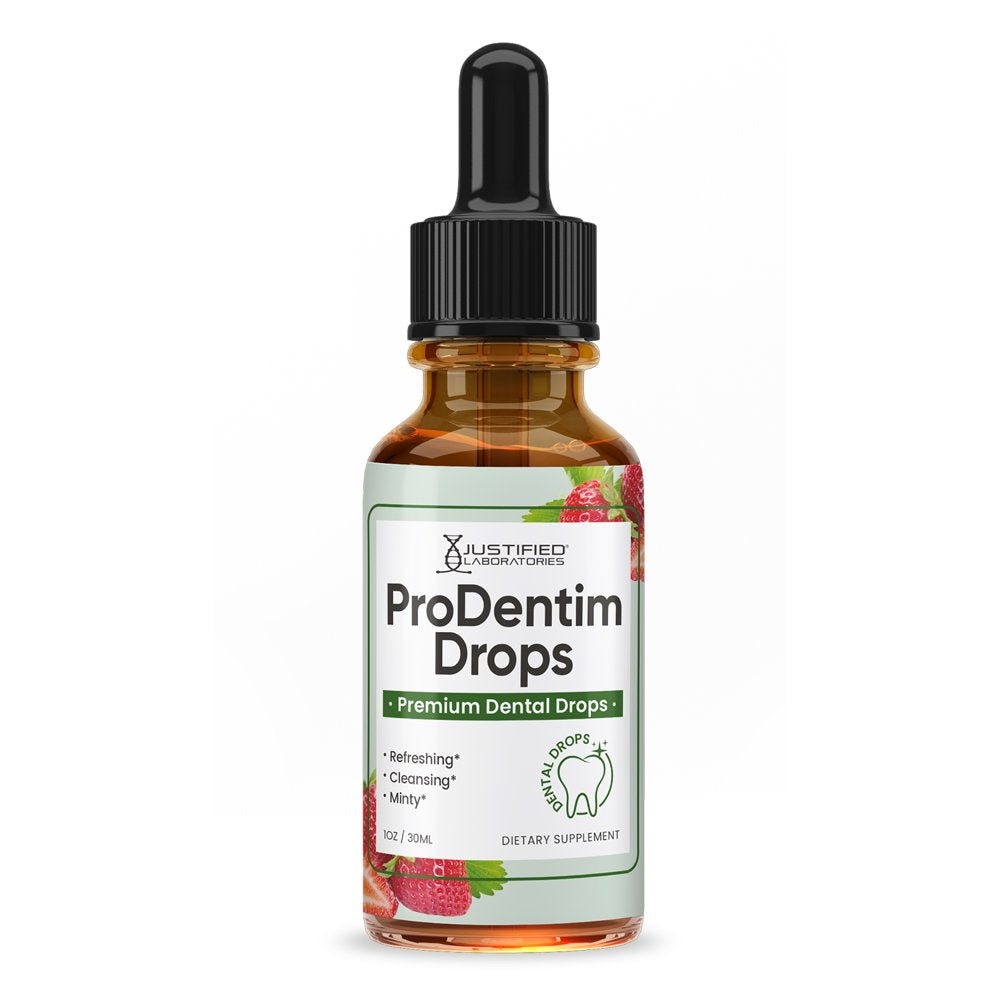 (5 Pack) Justified Laboratories Prodentim Dental Drops May Improve Teeth Bad Breath Dental Health 1 Oz