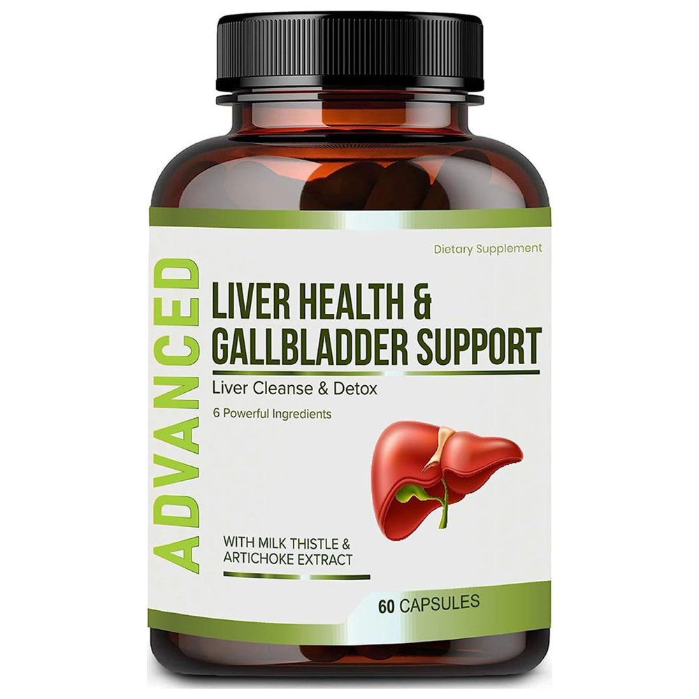 Advanced Liver Cleanse Detox & Repair and Gallbladder Supplement - 60 Capsules