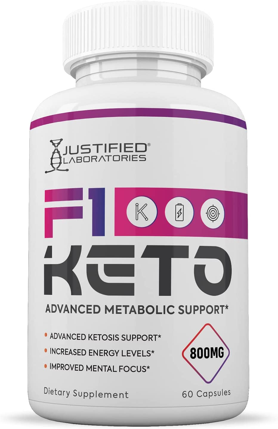 (3 Pack) F1 Keto Pills 800MG Includes Gobhb Exogenous Ketones Advanced Ketosis Support for Men Women 180 Capsules