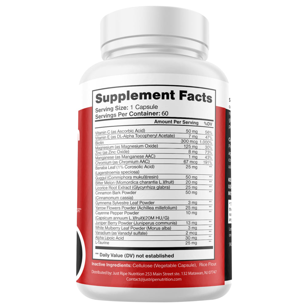 6 Pack Manaplasfen- Blood Sugar Capsules for Advanced Support