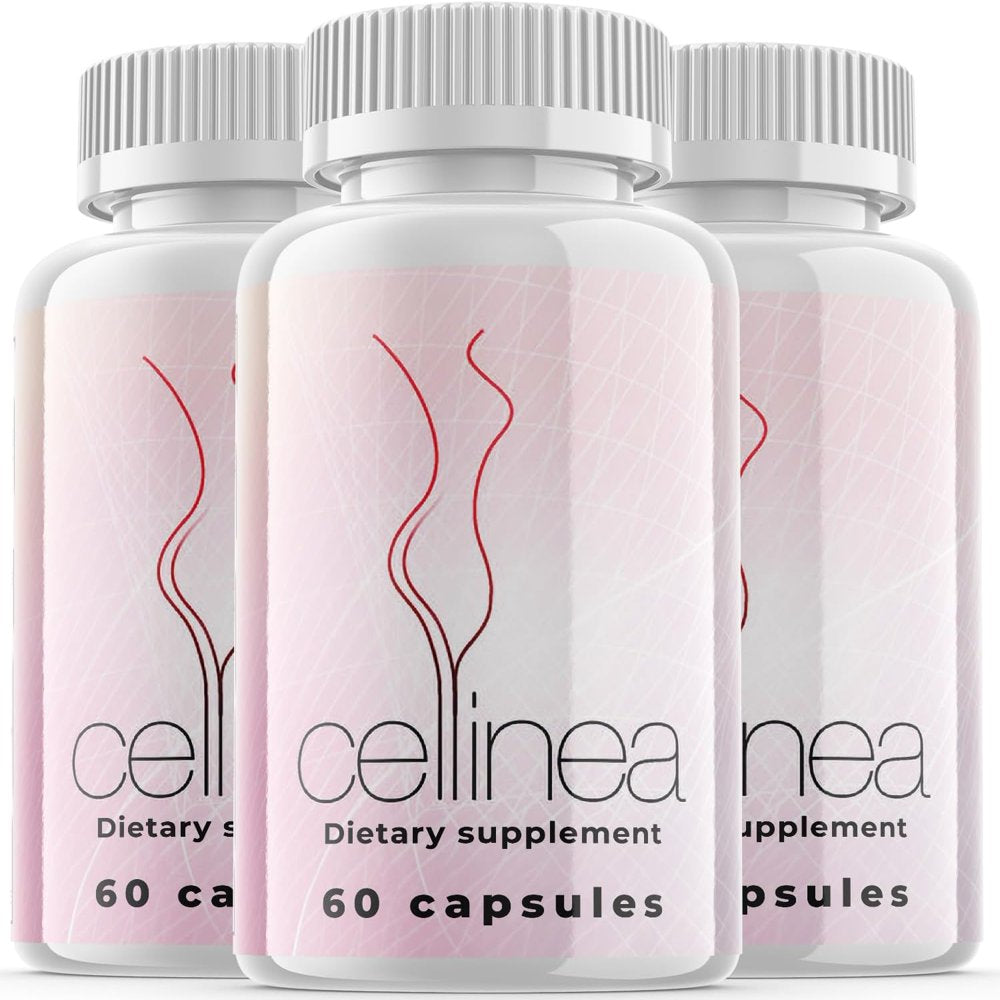 (3 Pack) Cellinea - Dietary Supplement Anti-Aging Pills and Ageless Skin Formula - Ingredients for All Skin Types (180 Capsules)