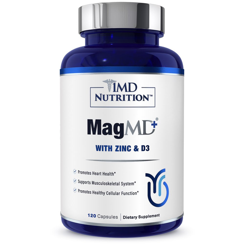 1MD Nutrition Magmd plus | Optimal Cardiovascular Support | 120 Ct.