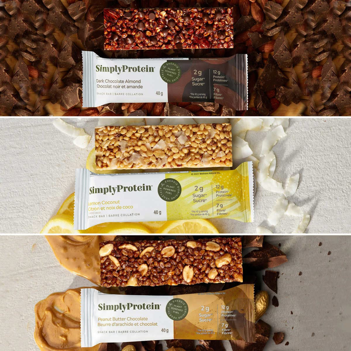 Simply Protein Bars, Variety Pack, (Original)