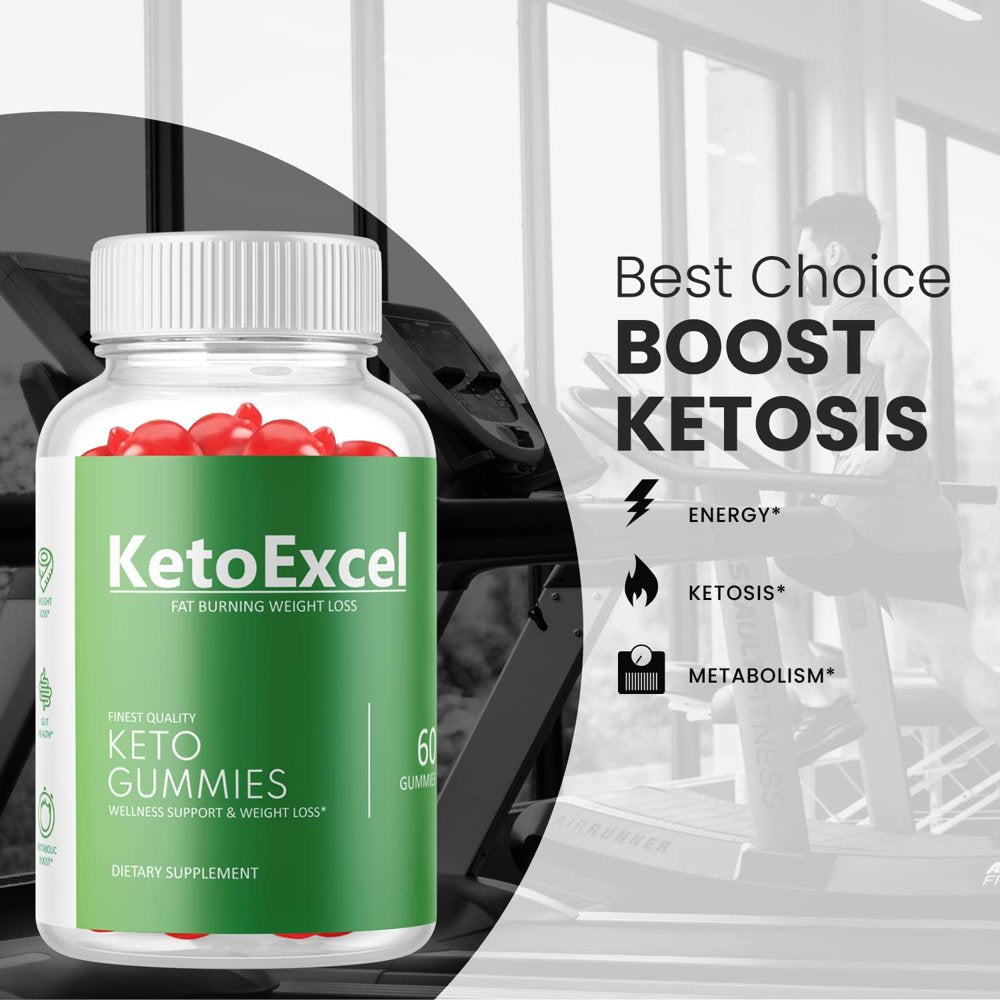 (1 Pack) Keto Excel ACV Gummies - Supplement for Weight Loss - Energy & Focus Boosting Dietary Supplements for Weight Management & Metabolism - Fat Burn - 60 Gummies