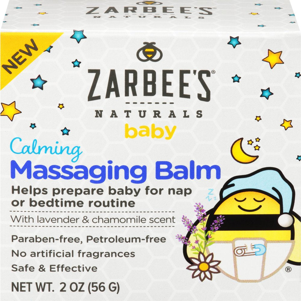 2 Pack - Zarbee'S Naturals Baby Calming Massaging Balm, 2 Oz