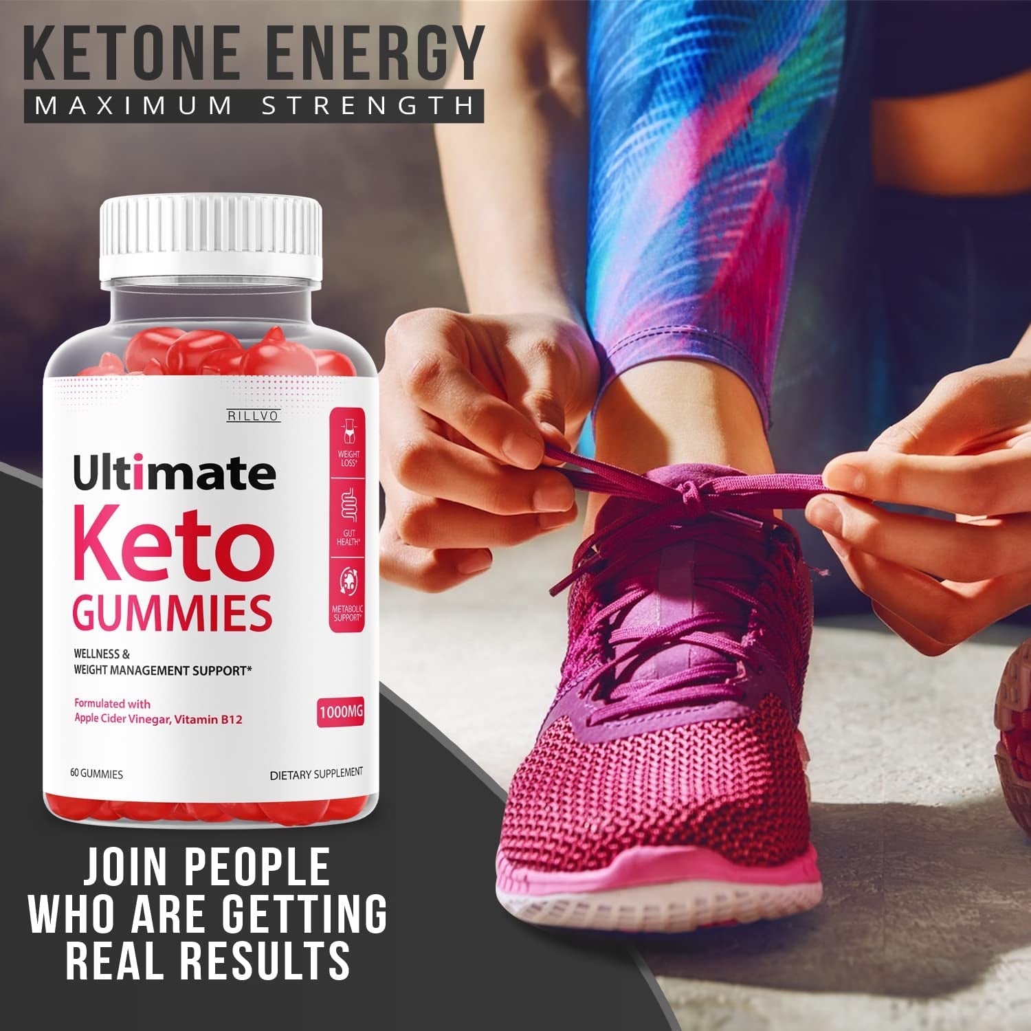 (5 Pack) Ultimate Keto Gummies Max Potency Ultimate Keto Gummy Advanced Formula (300 Gummies)