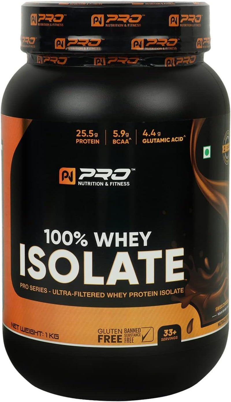 Admart (USA Whey Isolate Protein Powder 1Kg, 80% Concentrate Whey,33 Servings, 25.5 Gm Protein, 5.9 GMS BCAA and 4.4 GMS Glutamine per Serving - 33+ Servings Chocolate Flavor