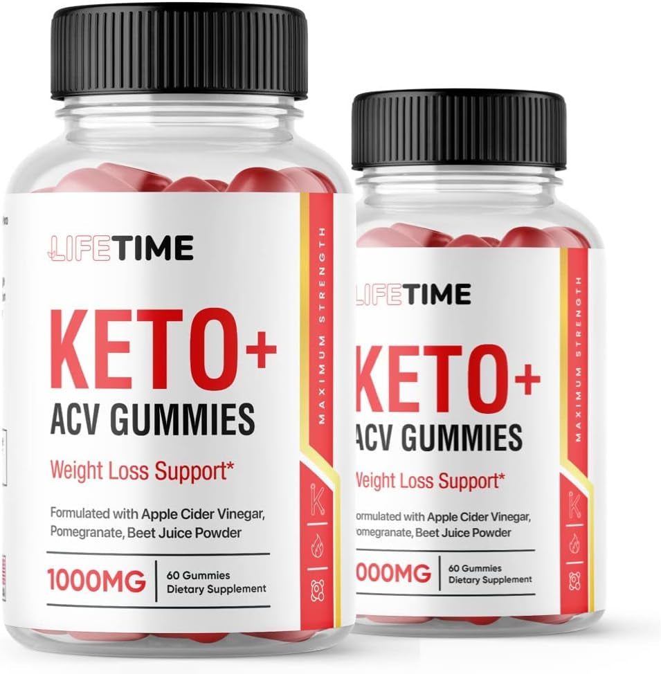 Lifetime Keto Gummies, Lifetime Keto ACV Gummies, 120 Count (Pack of 2)