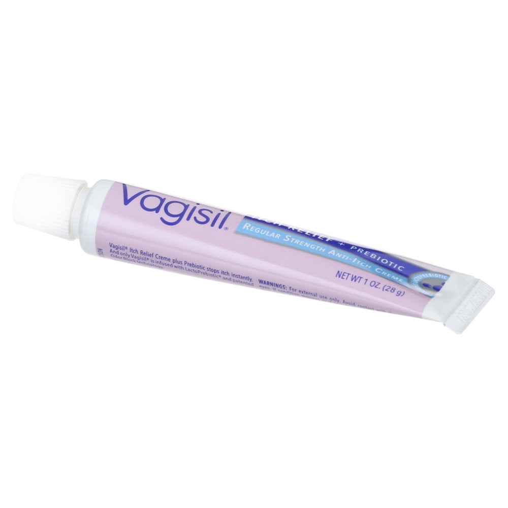 Vagisil Regular Strength Moisturizing Anti-Itch Cream, 1.0 Oz