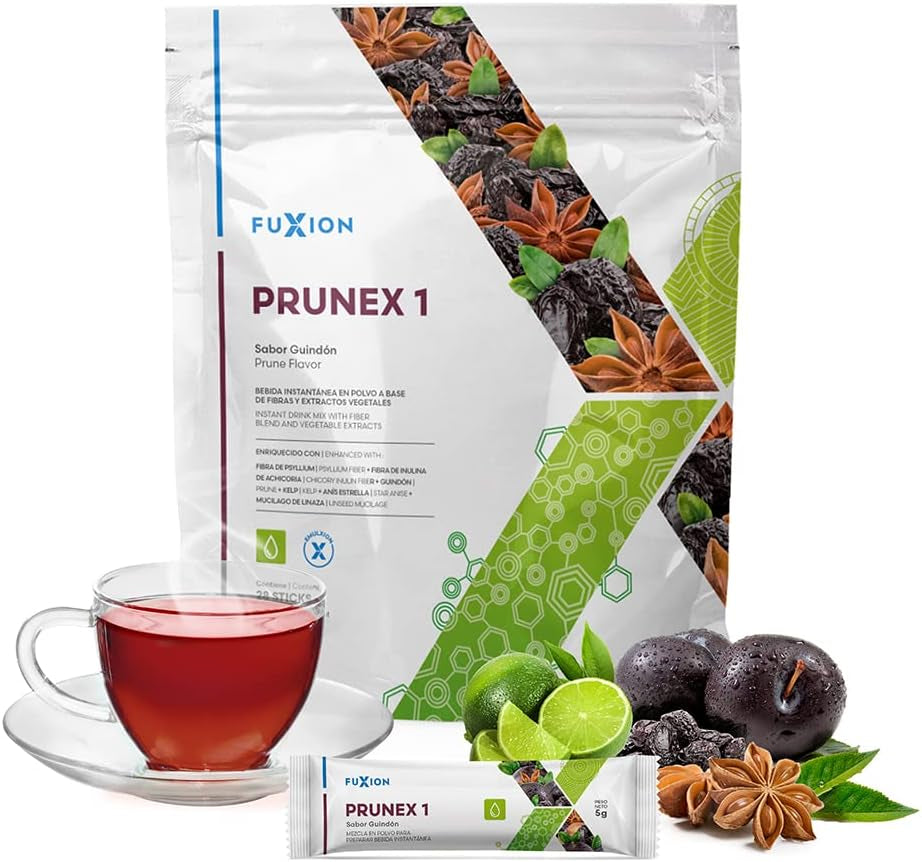 Fuxion PRUNEX1 and Flora LIV. PM/AM Colon Defense and Cleanse. 10 SACHETS of PRUNEX and 10 SACHETS of Flora LIV.