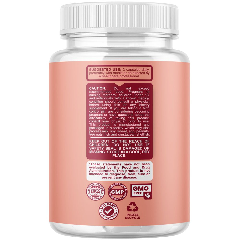 Natural Menopause Supplements for Women Health - Natural Hormone Balance for Women plus Adrenal Support Menopause Relief and Thyroid Support with Dong Quai Wild Yam Root and Black Cohosh for Menopause