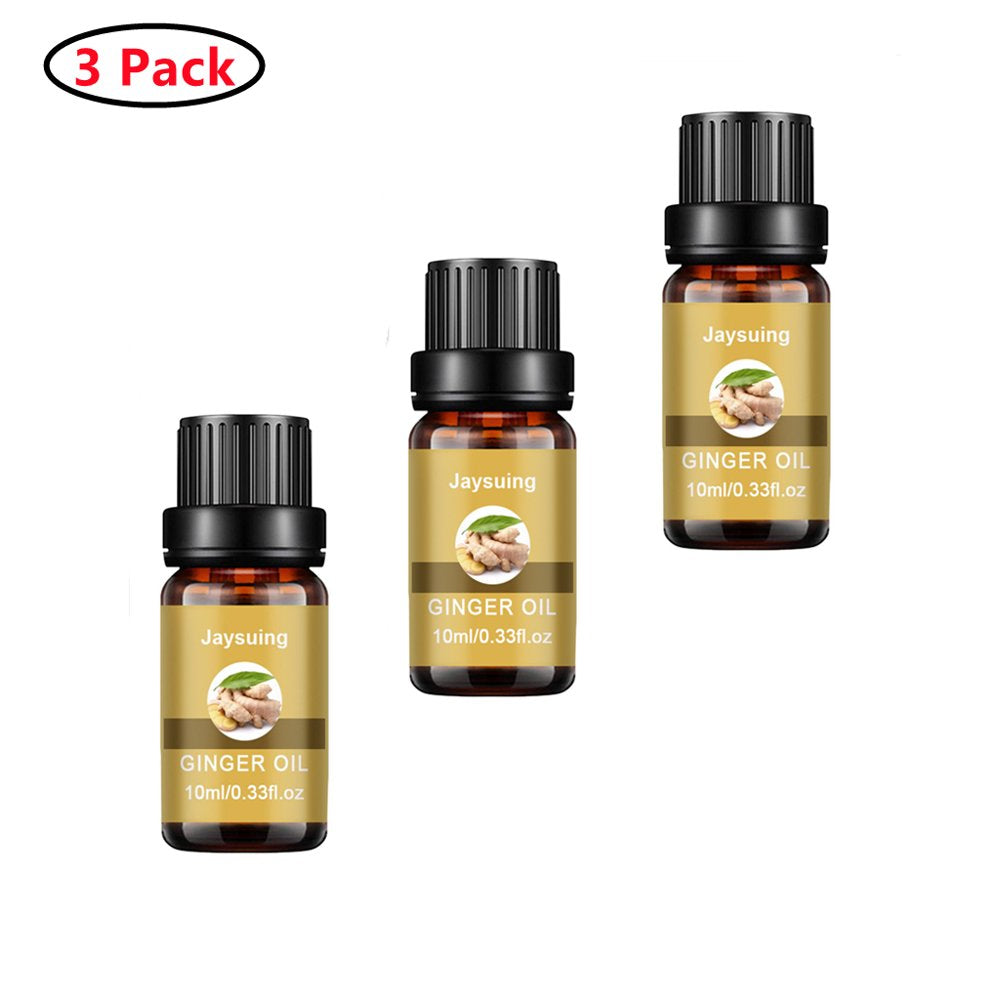 3 Pack Ginger Oil, Belly Drainage Ginger Oil, Natural Drainage Ginger Oil, Curvy Beauty Belly Slimm_Ing Massage Oil