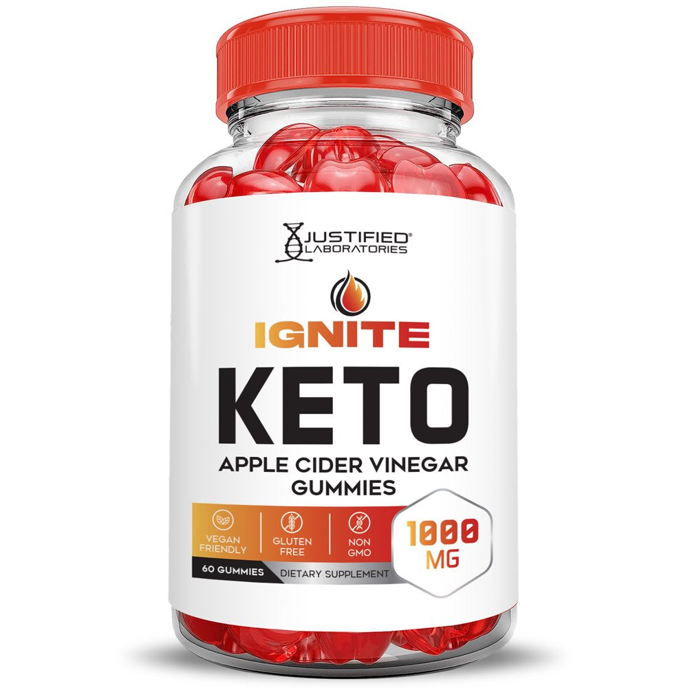 (5 Pack) Ignite Keto ACV Gummies 1000MG Dietary Supplement 300 Gummys