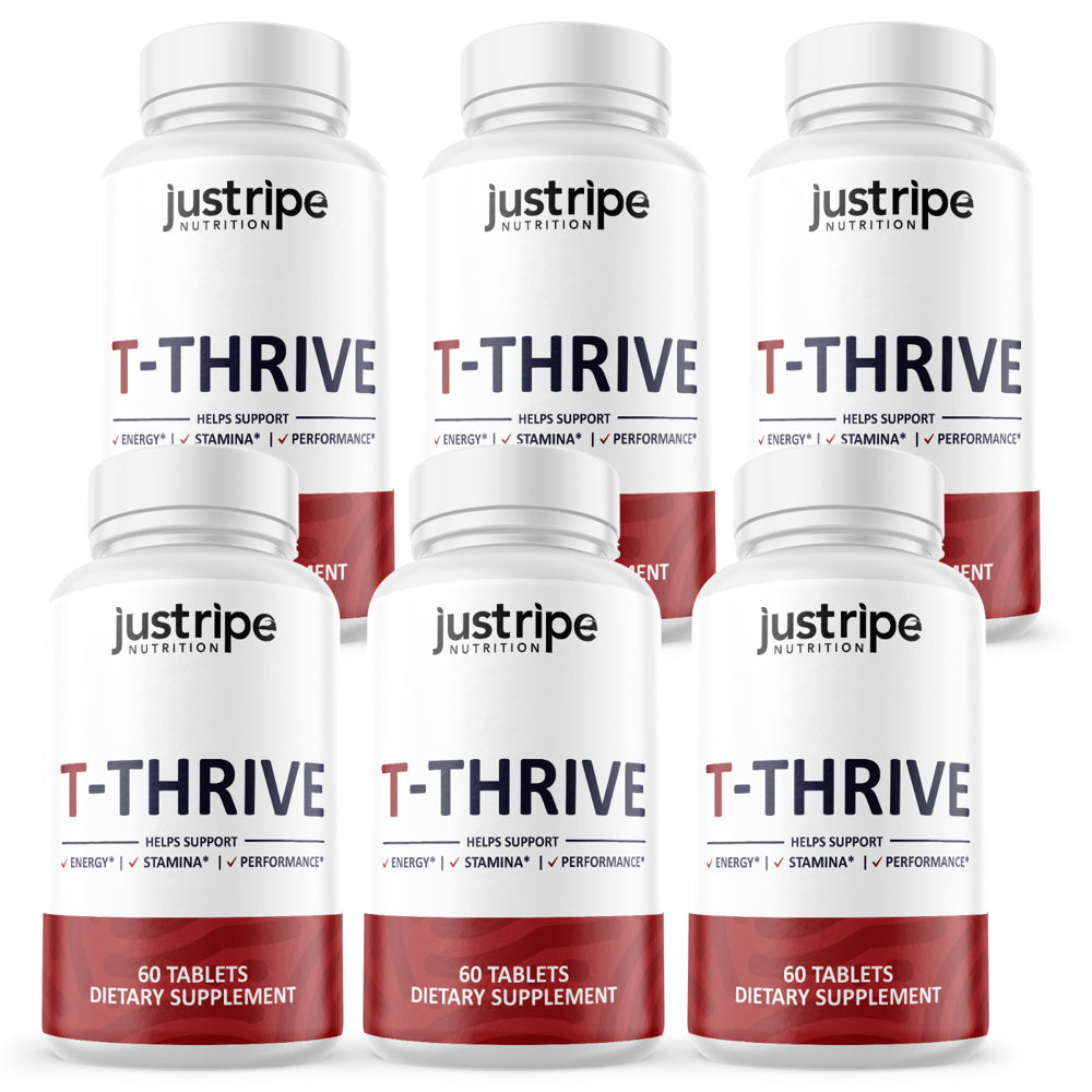 6 Pack T-Thrive Mens Health Supplement - 60 Capsules