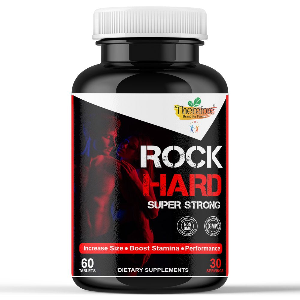 Rh_Superstrong Testosterone Booster for Men, Libido Booster Supplements Male Energy Booster 60 Capsules by Therefore