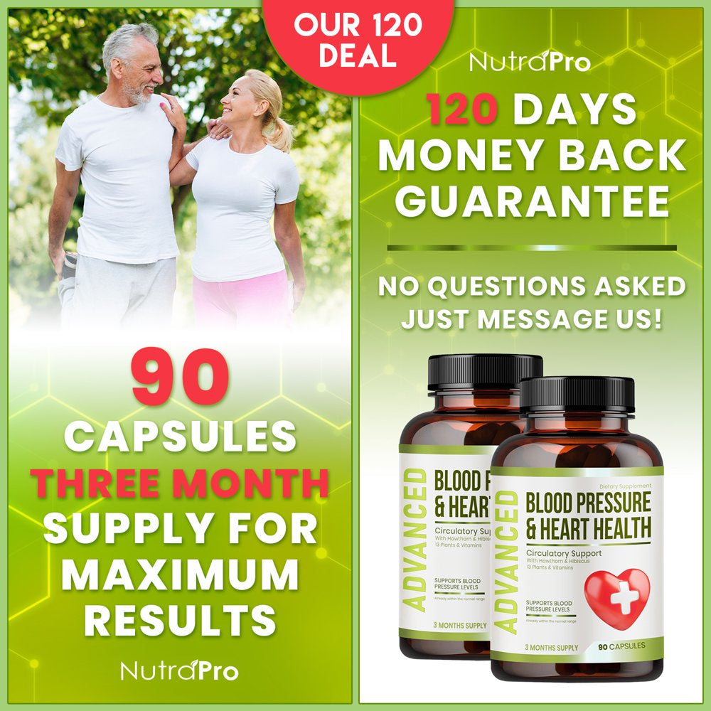 Heart Health BP Support Supplement - Support Blood Pressure & Healthy Circularity.