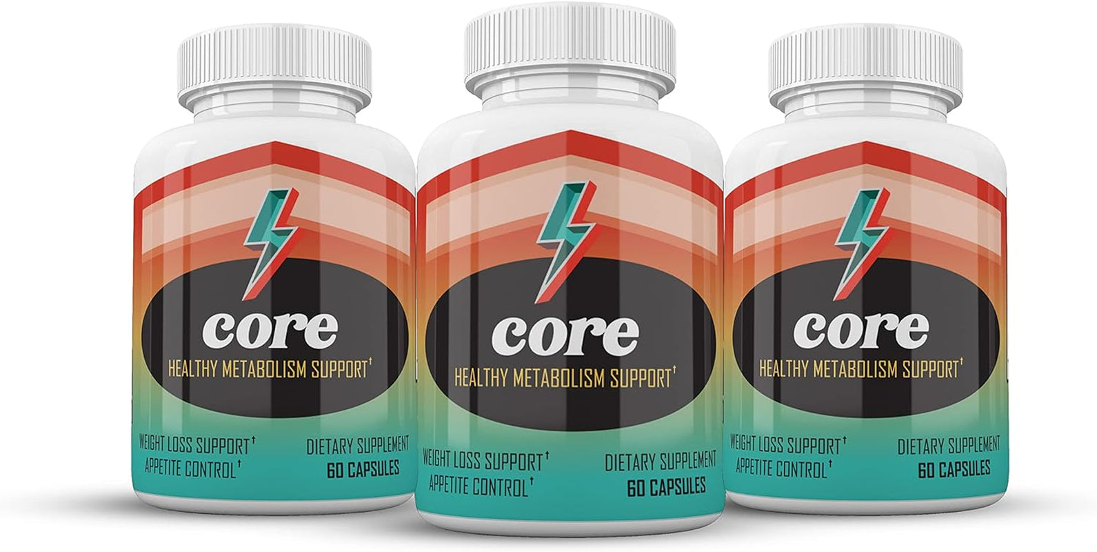 (Official) Keto Core, Advanced Formula 1300Mg, Made in the USA, (3 Bottle Pack), 90 Day Supply