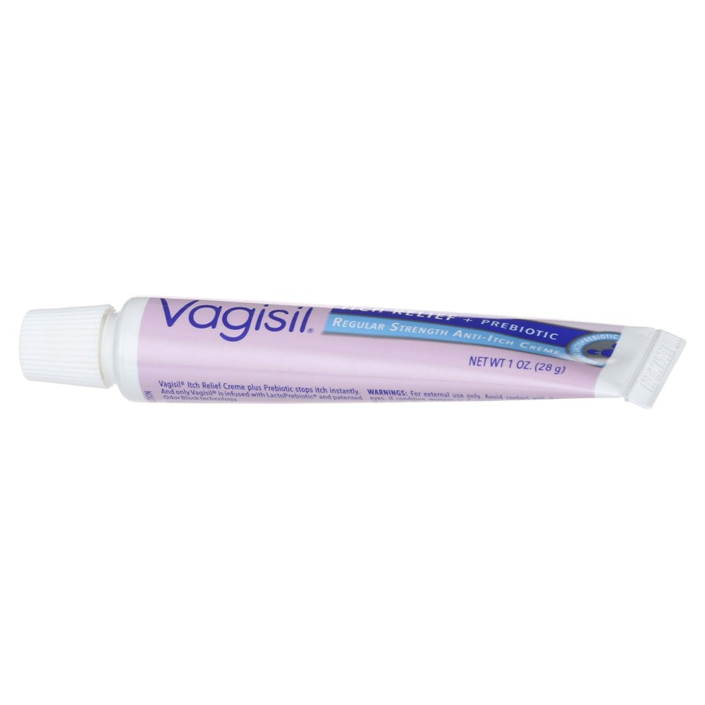 Vagisil Regular Strength Moisturizing Anti-Itch Cream, 1.0 Oz