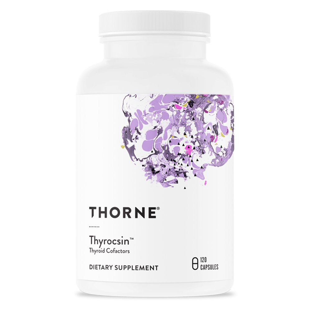 Thorne Thyrocsin, Thyroid Cofactors for Thyroid Function Support, 120 Capsules