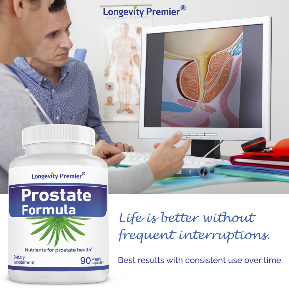 Longevity Prostate Formula: Superior Saw Palmetto Blend for Comprehensive Prostate Health