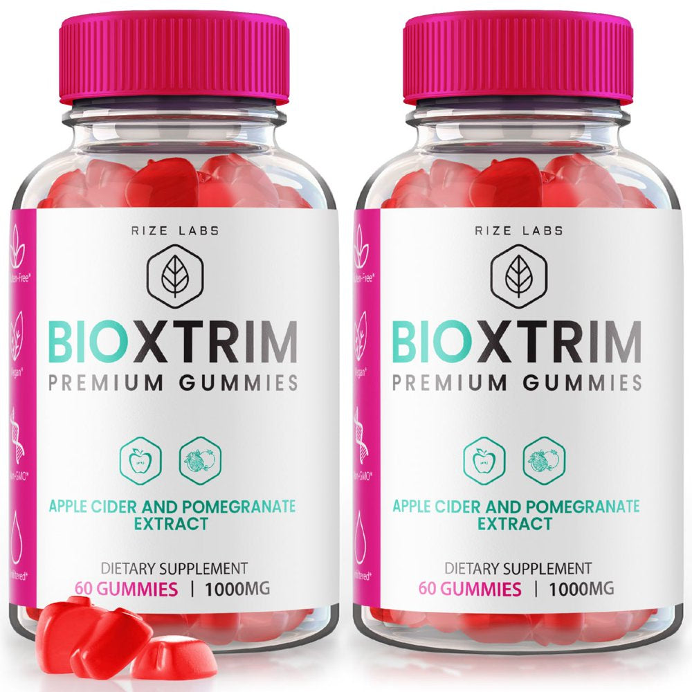 (2 Pack) Bioxtrim Gummies - Bioxtrim Keto ACV Gummies, Bioxtrim for Advanced Weight Loss, Keto + ACV Gummy, Maximum Strength Supplement, Bio Xtrim Gomitas Reviews (120 Gummies)