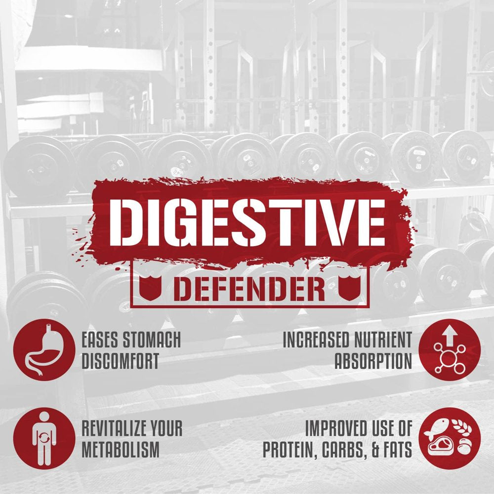 5% Nutrition Rich Piana | Probio-75 & Digestive Enzymes Digestion Supplement | Digestive Enzymes with Probiotics and Prebiotic Fiber 120 Gelatin Capsules (30 Svgs)