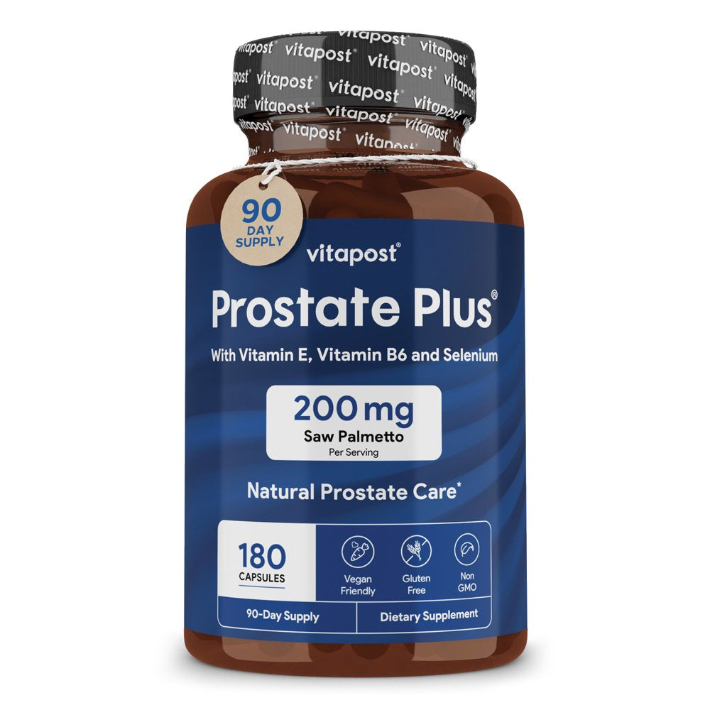 Vitapost Prostate plus Supplement with Zinc, Saw Palmetto, Pygeum - 60 Capsules