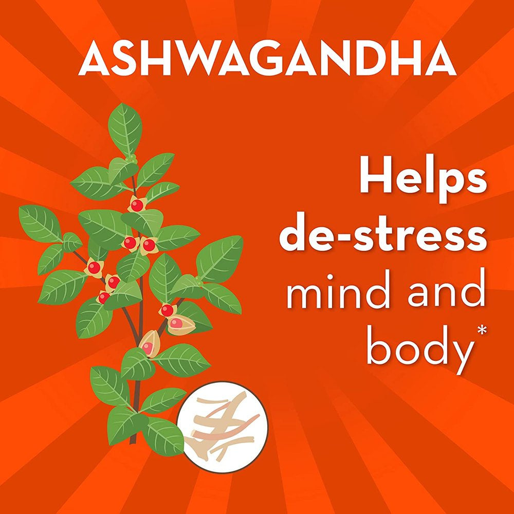 UNIQUE BLEND with ASHWAGANDHA HELPS SUPPORT YOUR BODYS RESPONSE to STRESS. Daily