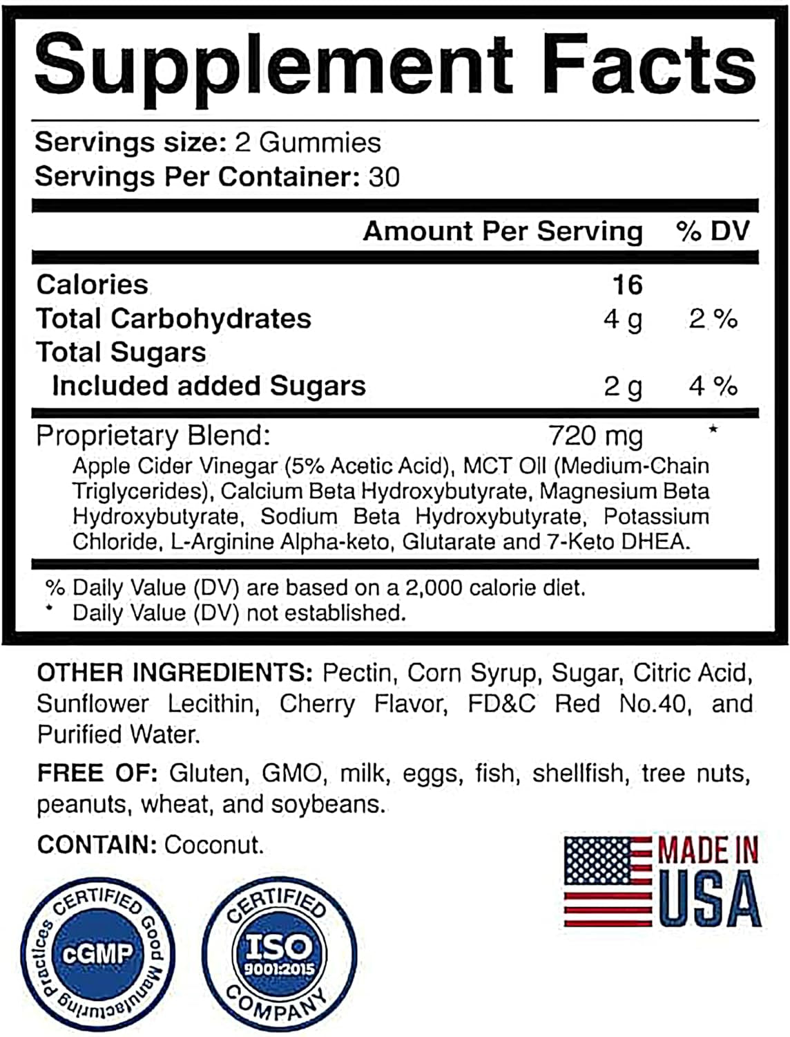 60 Counts Keto ACV Gummies Advanced Formula - Diet Gummies for Women & Men - Apple Cider Vinegar Gummies - MCT Oil, BHB