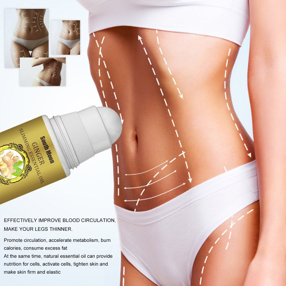 3 Pack Belly Drainage Ginger Oil, Natural Drainage Ginger Oil Essential Relax Massager Liquid, Slimming Tummy Ginger Oil