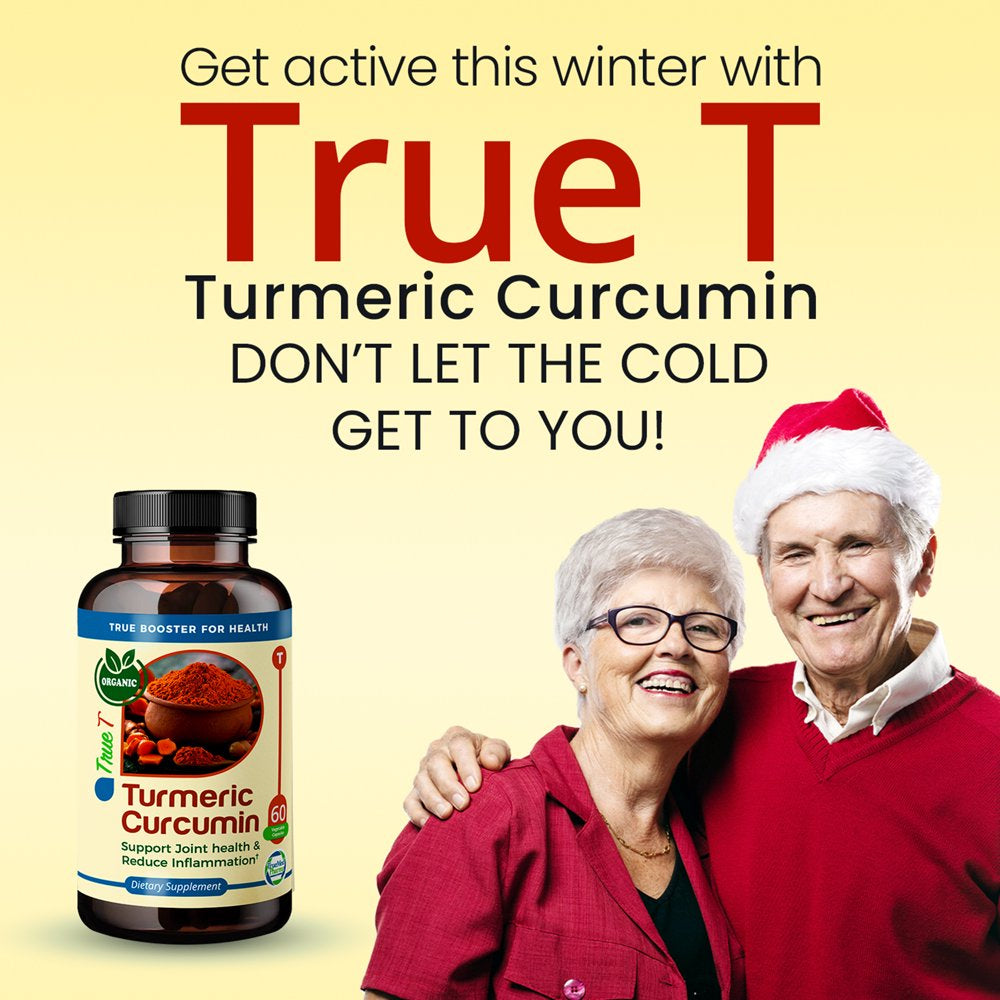 Truemed Turmeric Curcumin Support Joint Health and Reduce Inflammation 1200 Mg 60 Capsules