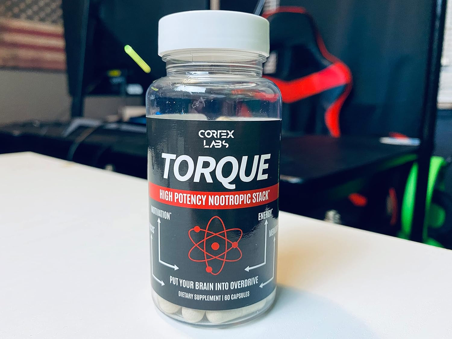 Torque Nootropic Stack - High Potency Nootropic Stack for Brain Energy, Focus, Motivation, Memory and Mental Performance