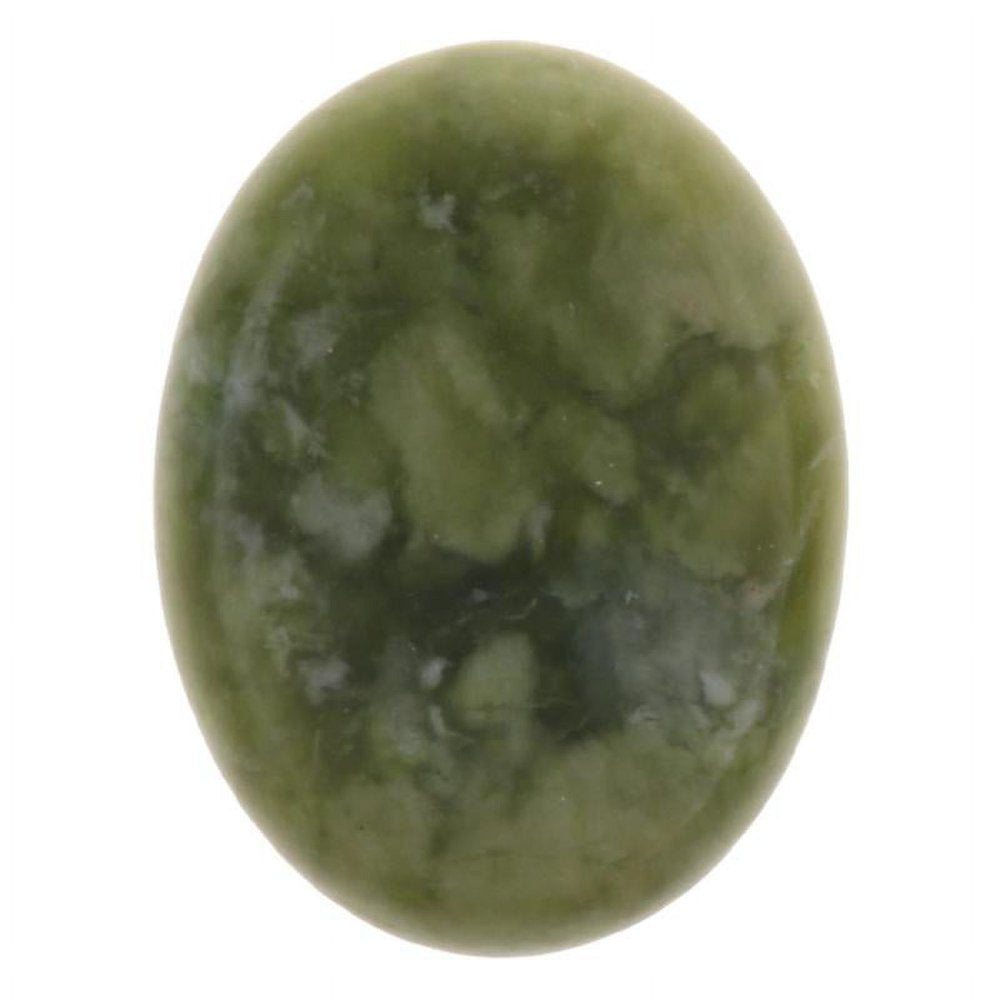 2 Pieces Natural Jade Massage Stones for Body Relaxing Spa Massage Stones (1.2 X 1.57 Inches)