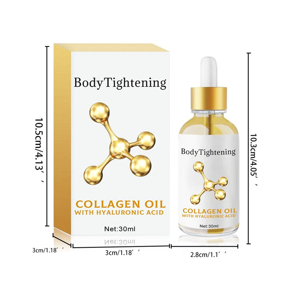 DVKOVI Body Firming Collagen Oil for Thigh Arm Belly Shape Abdominal Skin Shaping Body Skin Care Oil 30Ml