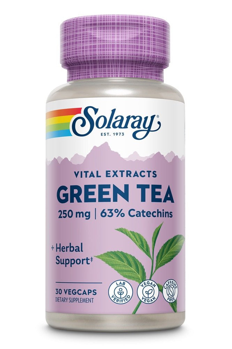 Solaray Green Tea Extract -- 250 Mg - 30 Vegcaps