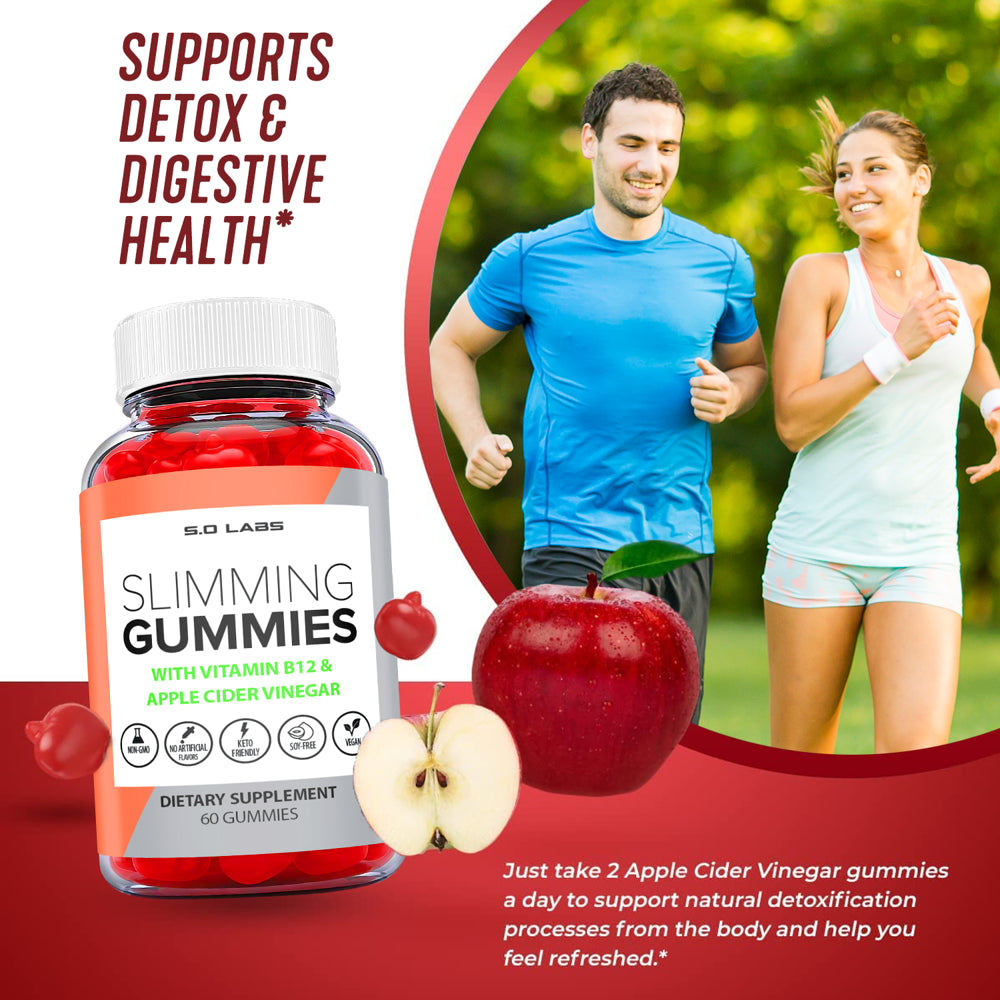 (5 Pack) Slimming Gummies It Works for Weight Loss,Slimming Gummies It Works with Apple Cider Vinegar,Slimming Gummies It Works Bajar De Peso,Slimming Gummies It Works for Women and Men (300 Gummies)