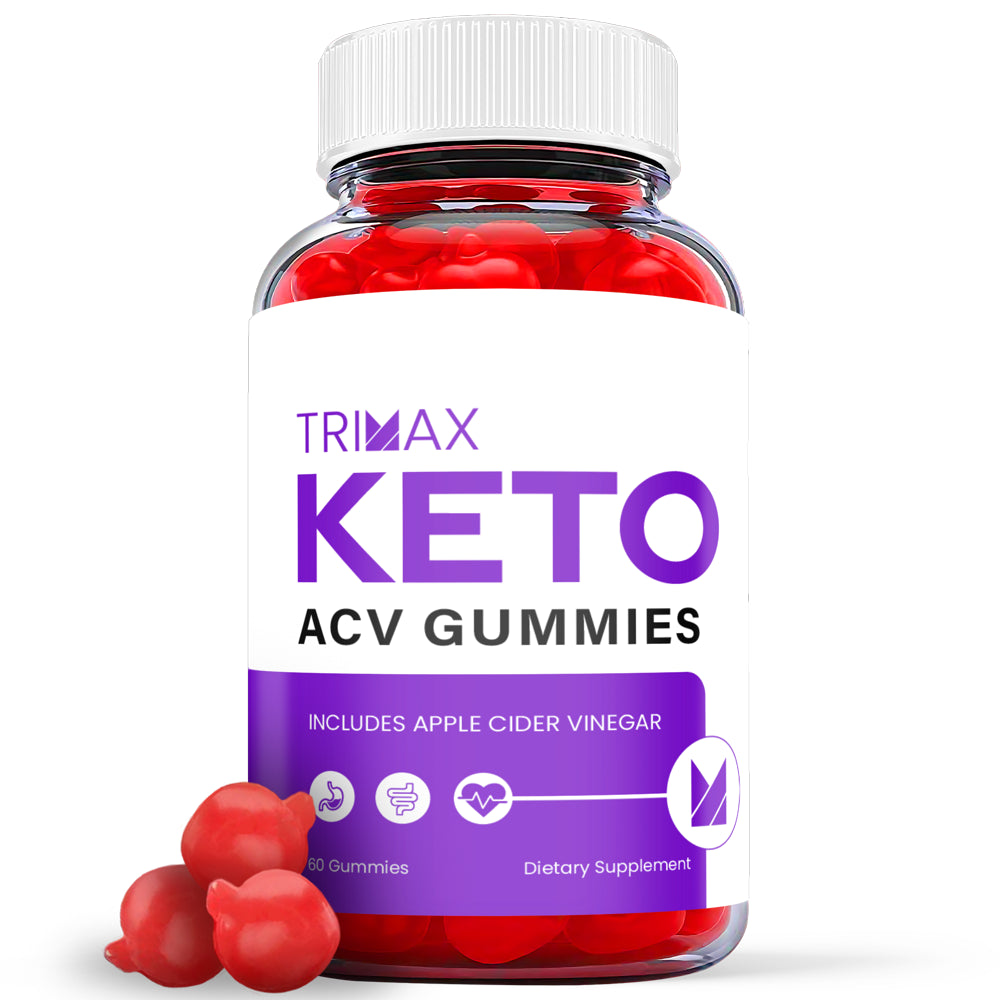 (1 Pack) Trimax Keto ACV Gummies - Supplement for Weight Loss - Energy & Focus Boosting Dietary Supplements for Weight Management & Metabolism - Fat Burn - 60 Gummies