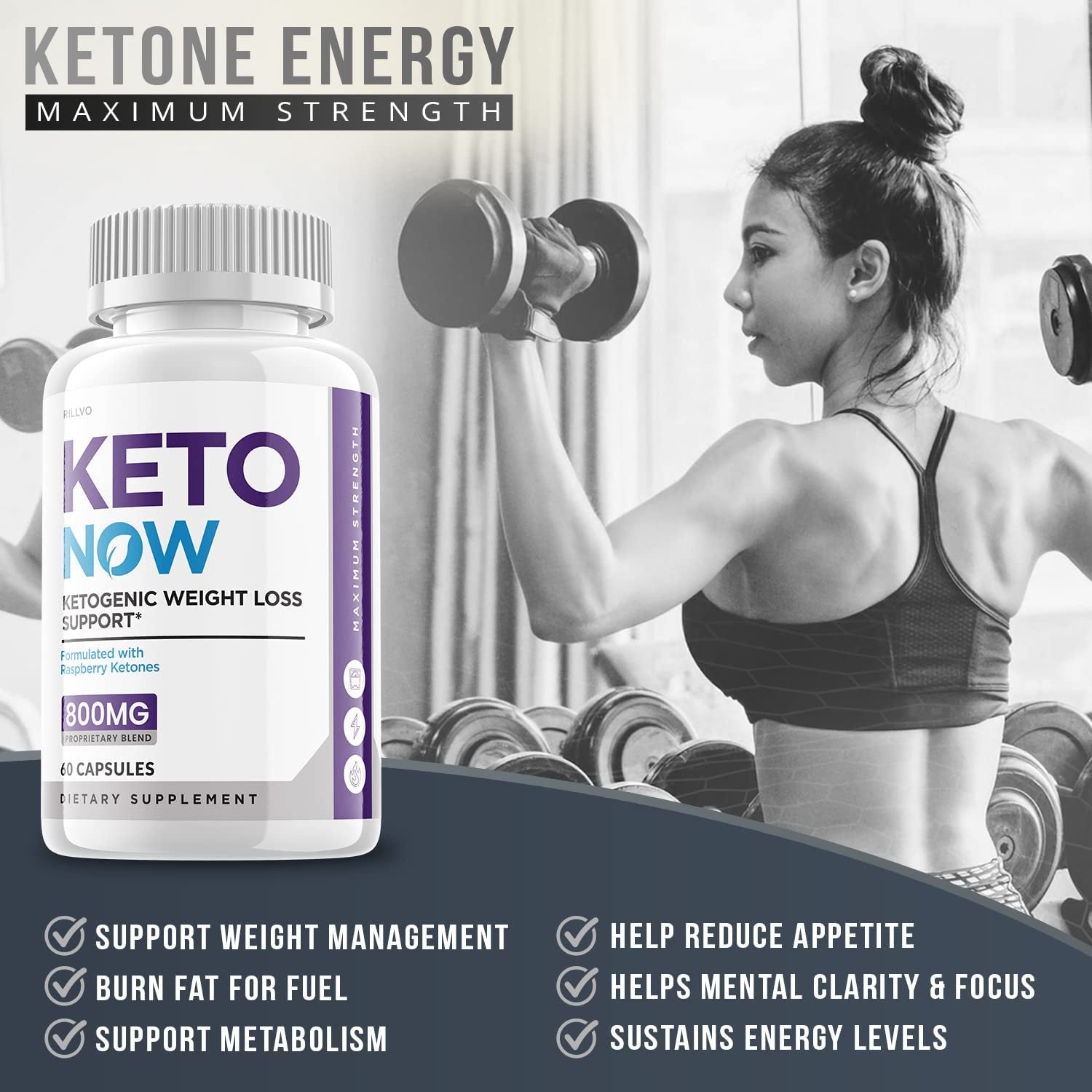 (2 Pack) Keto Now Pills Advanced Ketogenic Supplement (120 Capsules)