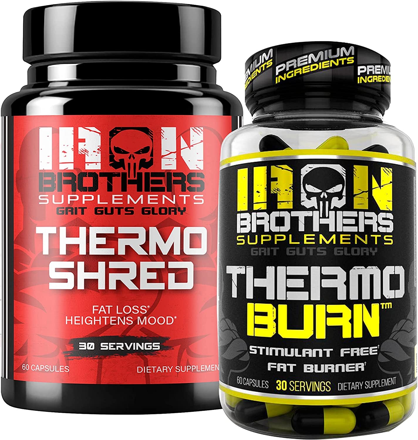 Thermogenic Fat Burners & Stimulant Free Fat Burner Bundle for Men/Women | Strong Appetite Suppressant for Weight Loss Management | Metabolism Booster | Belly Fat Burner | Keto Pills |